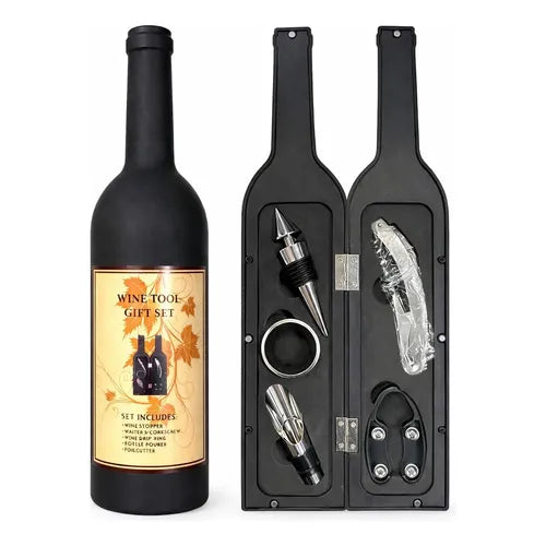 Wine bottle tool set