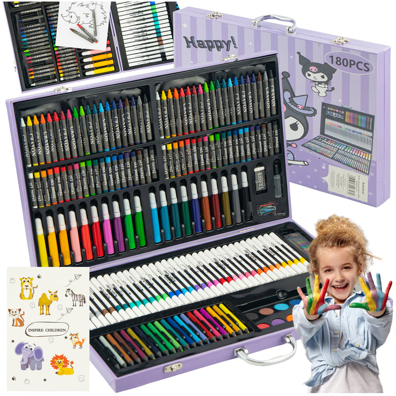 Kuromi Coloring Set - 180 pcs