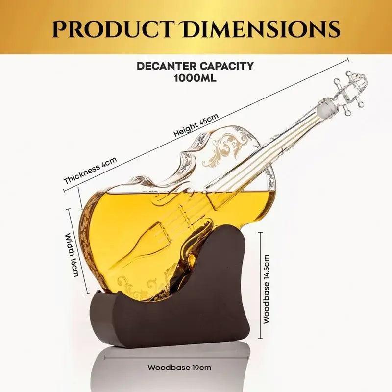 liqueur Glass Bottle - Violin