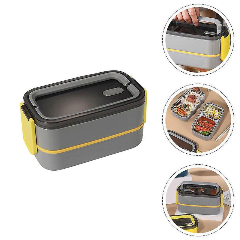 Double Layer Lunch Box - 1400 ml