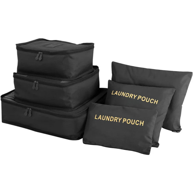Travel Pouch Set (6 Pcs)