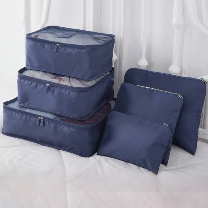 Travel Pouch Set (6 Pcs)