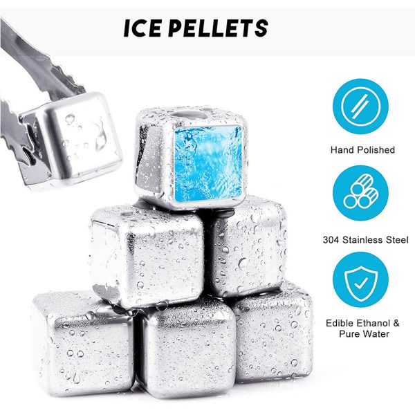 Stainless Steel Ice Cubes