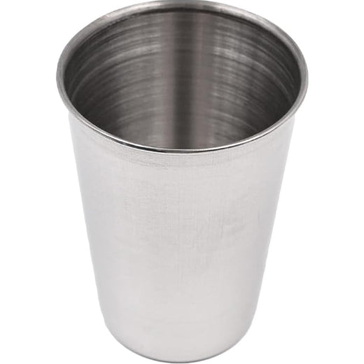 Set of 4 Stainless Steel Shot Cups 150ml