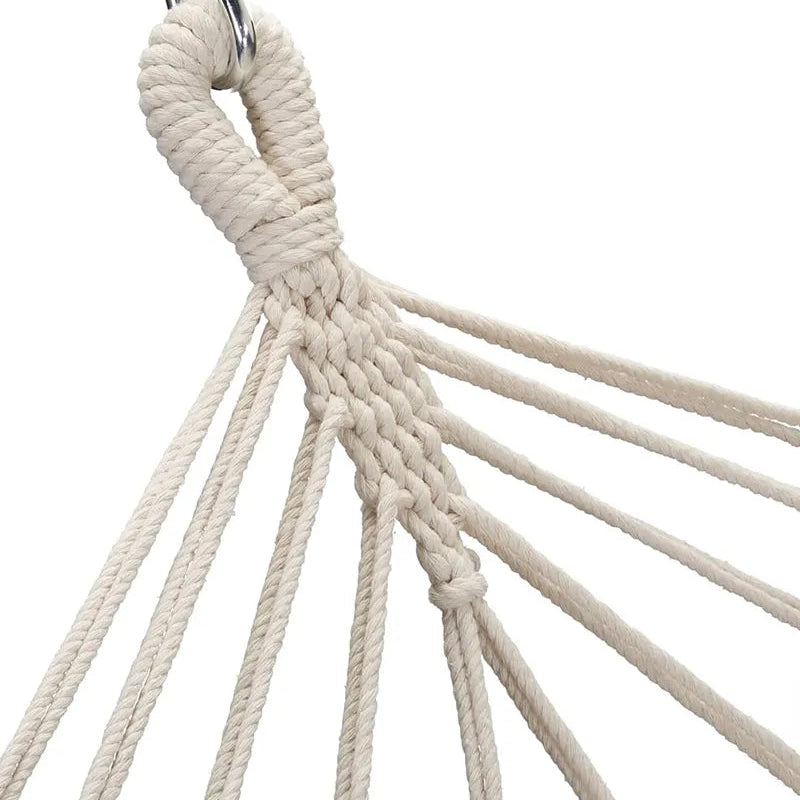 Hammock With Wood Edges