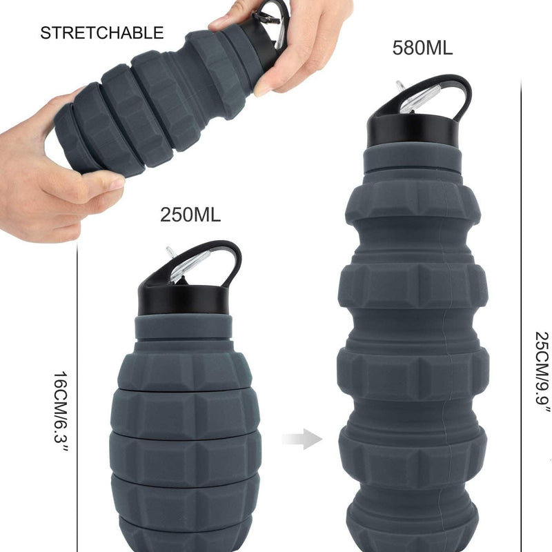 Collapsible Silicon Water Bottle