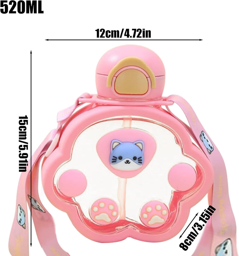 Cat Paw Water Bottle 520 ml