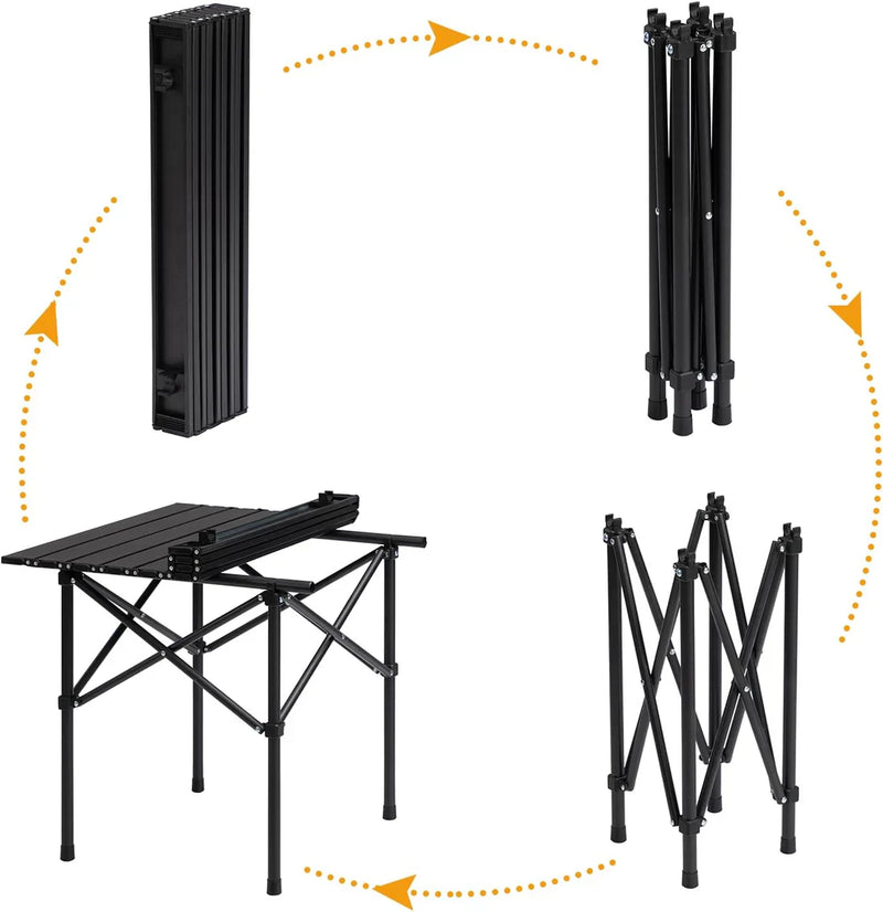 Foldable Camping Table 50 x 50 cm