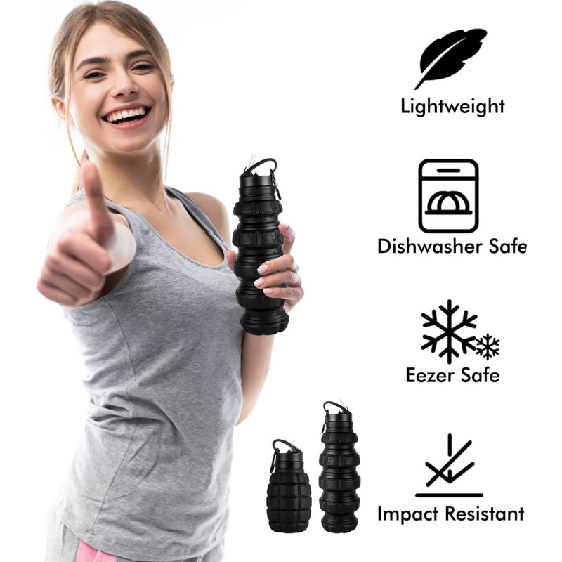 Collapsible Silicon Water Bottle