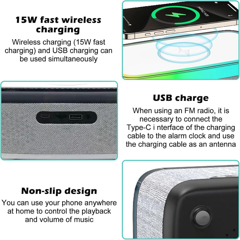 Wireless Led Bluetooth Speaker