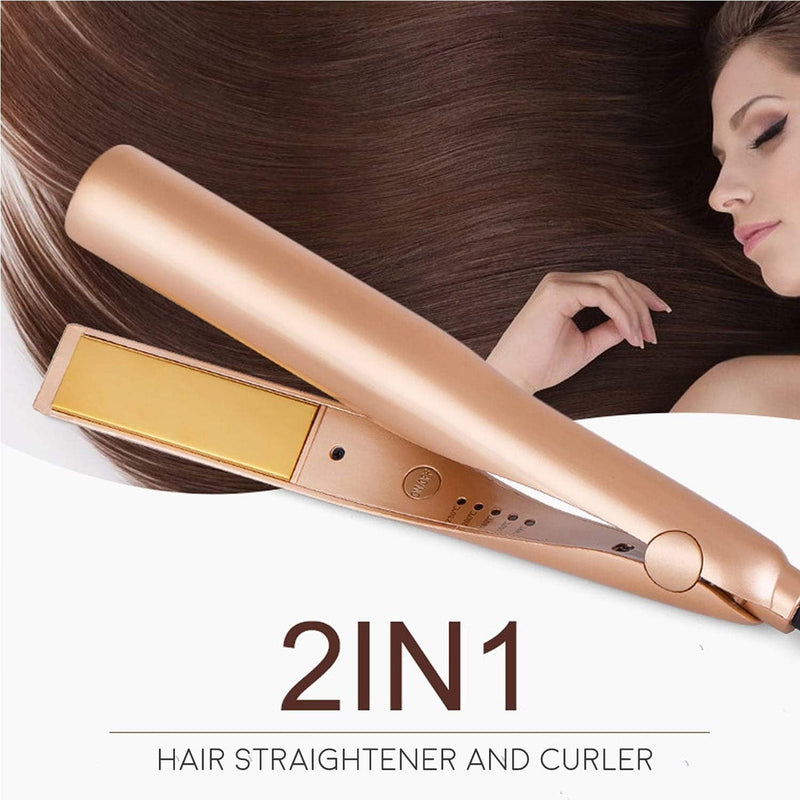 2 in 1 - Hair Straightener and Curlers
