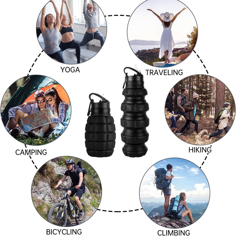Collapsible Silicon Water Bottle