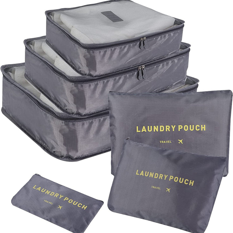 Travel Pouch Set (6 Pcs)