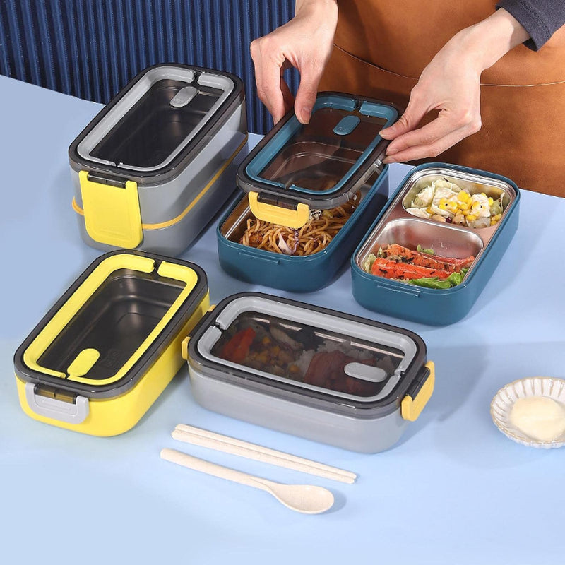 Double Layer Lunch Box - 1400 ml