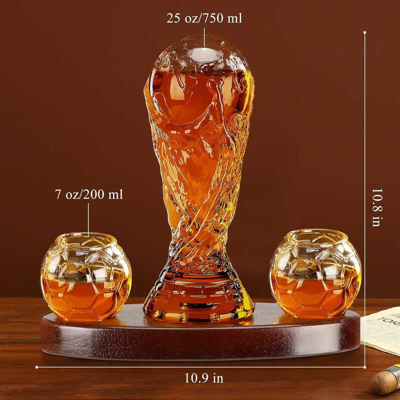liqueur Glass Set - World Cup Trophy