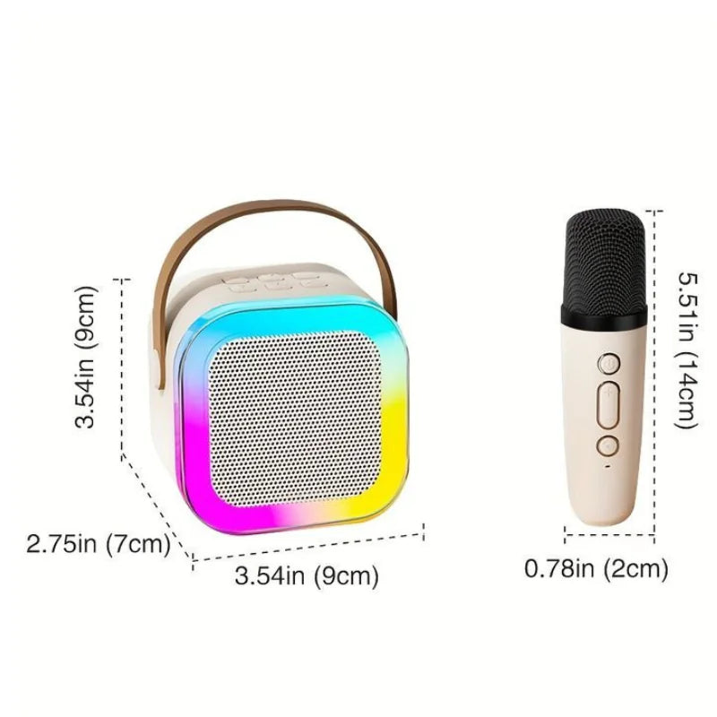 Karaoke Wireless Bluetooth Speaker with 2 microphones