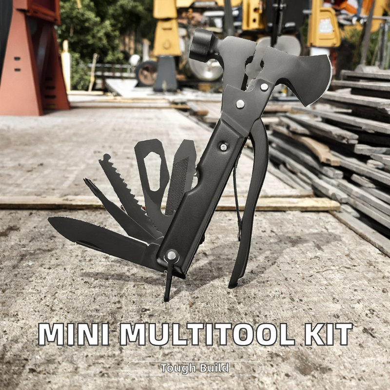 Camping Accessories Multitool - 16 In-1 Survival Tool