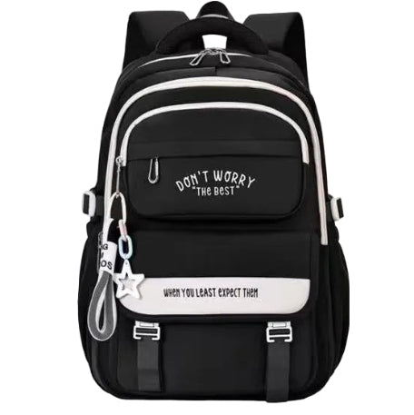 School Backpack - Dont Worry - Black