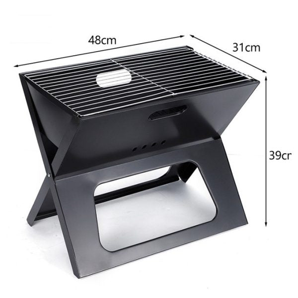 Portable X Shape Foldable BBQ