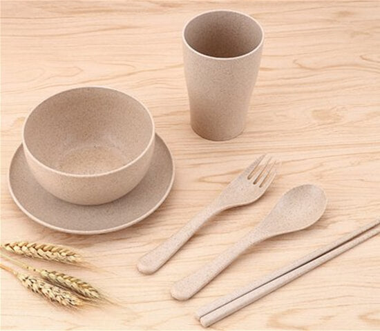 WHEAT PLATE SET