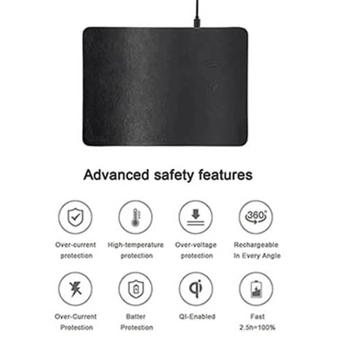 WIRELESS CHARGING MOUSE PAD