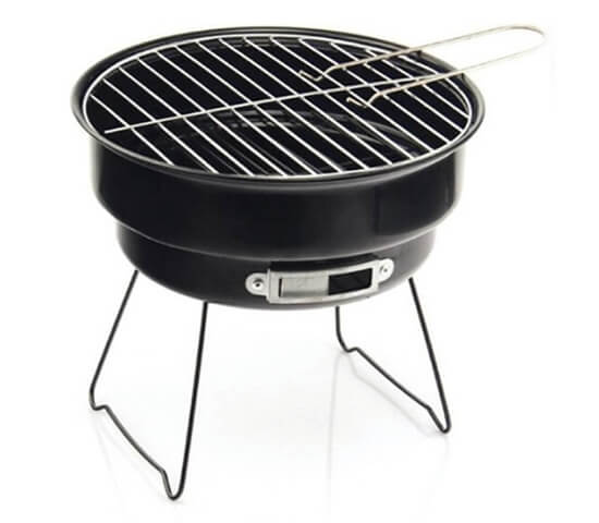 SET OF PORTABLE BBQ WITH COOLER BAG