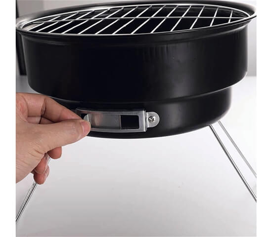 SET OF PORTABLE BBQ WITH COOLER BAG