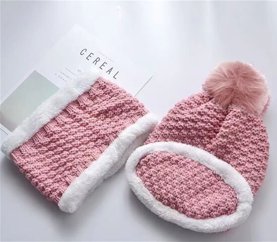 HAT SCARF SET OF 3 PCS