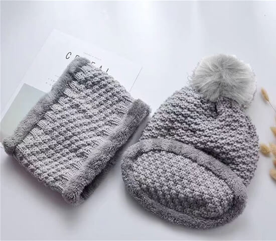 HAT SCARF SET OF 3 PCS