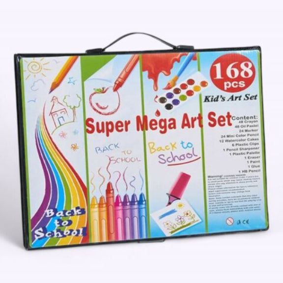 Art Coloring Set (168 Pcs)