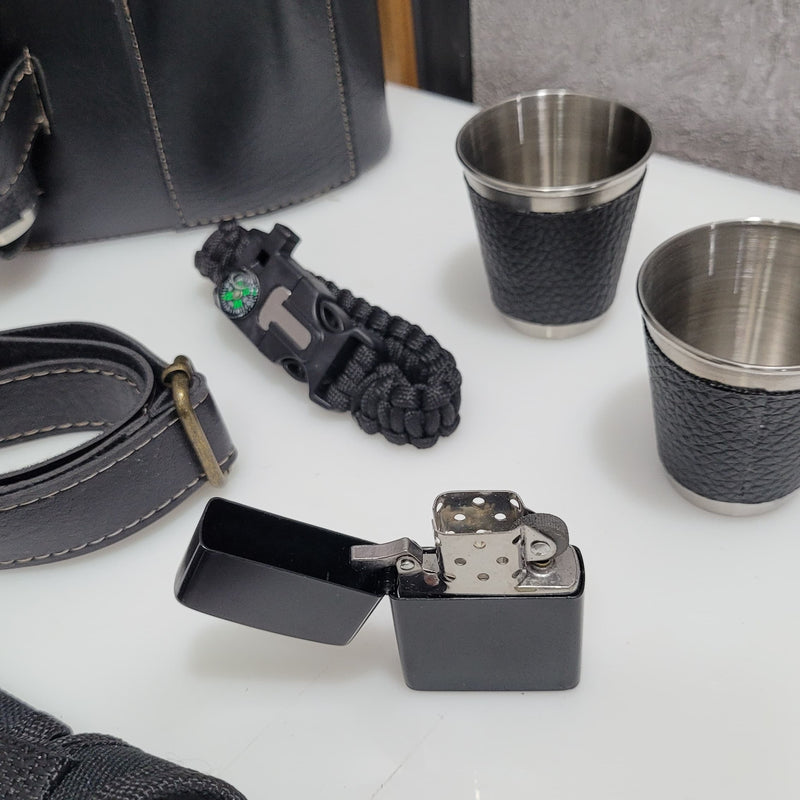 Tactical Camping Hip Flask Set