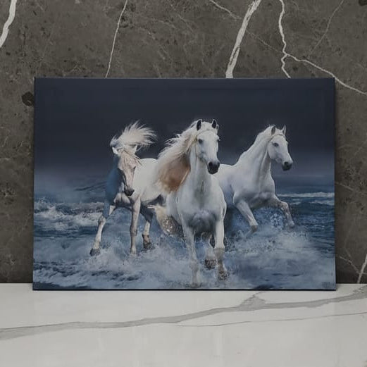 Wall Painting - white horse