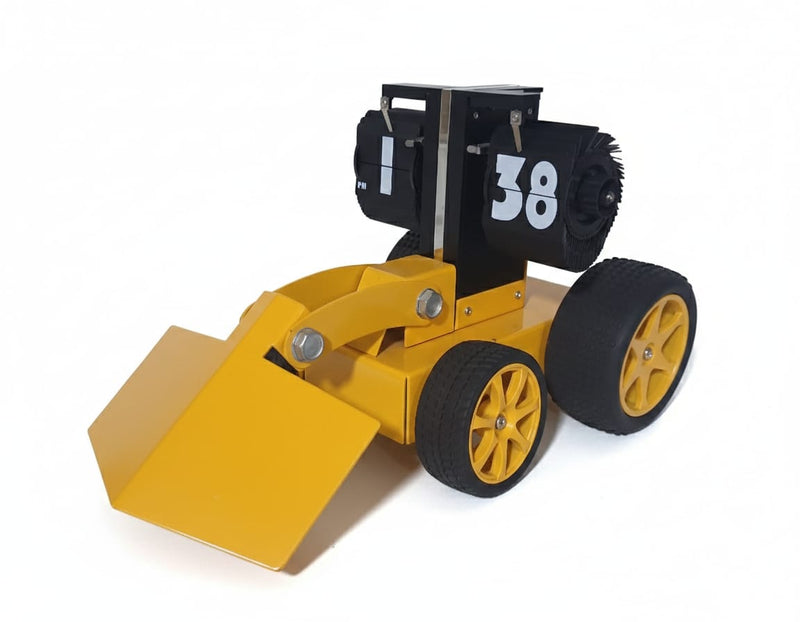 Metal Clock - Excavator