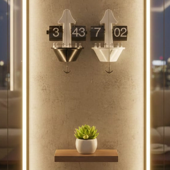 Metal Clock - Ship
