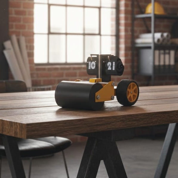 Metal Clock - roller