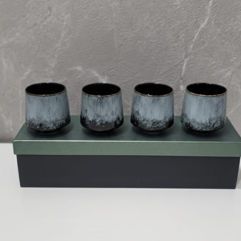 Ceramic Tea Cups (Set of 4)