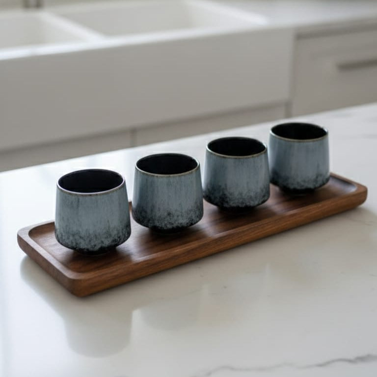 Ceramic Tea Cups (Set of 4)
