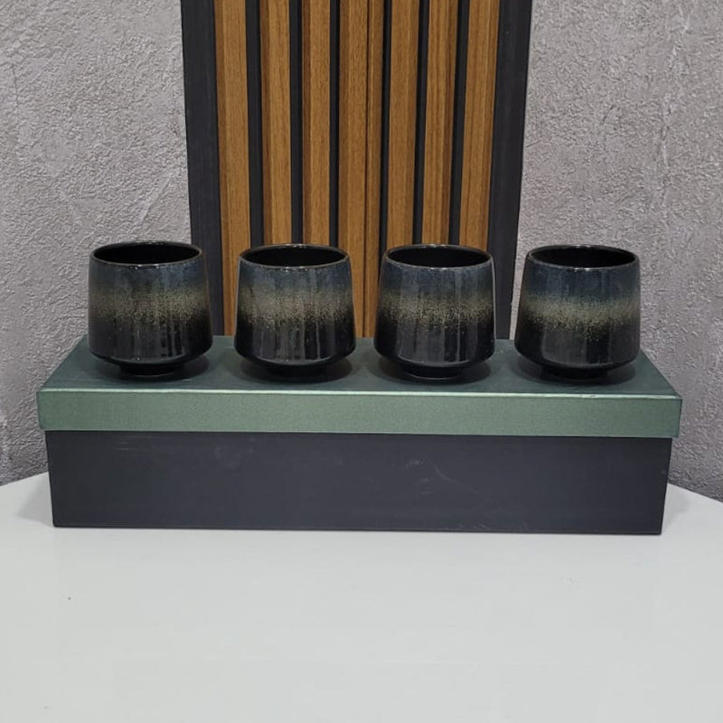 Ceramic Tea Cups (Set of 4)