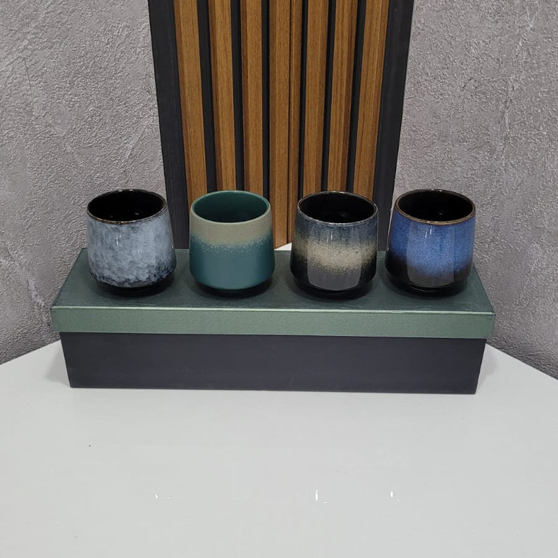 Ceramic Tea Cups (Set of 4)
