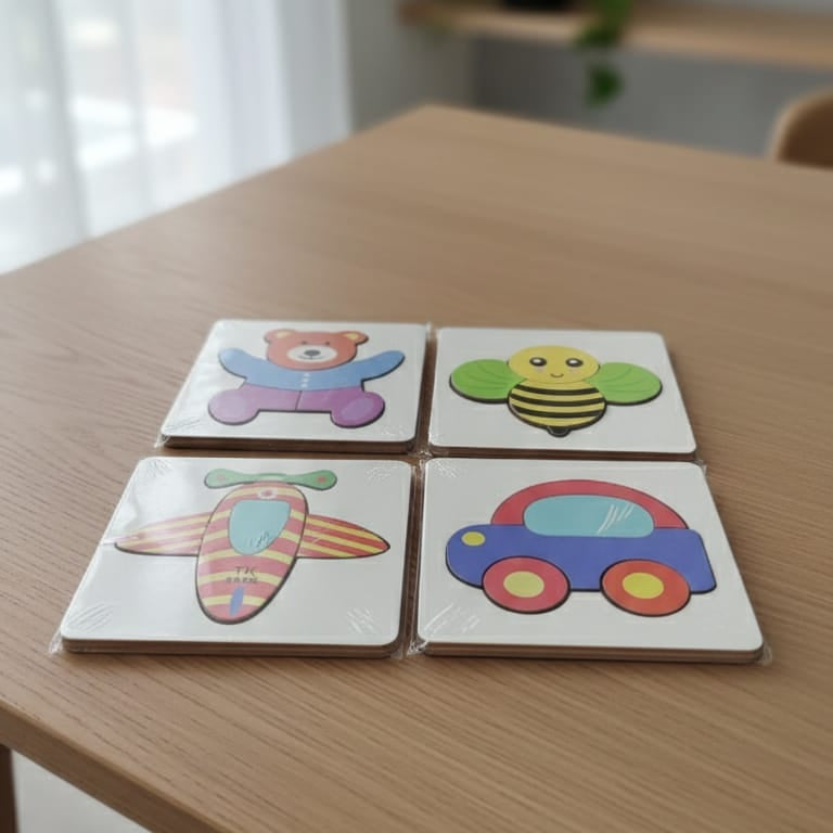Wood Puzzle (Set of 4)