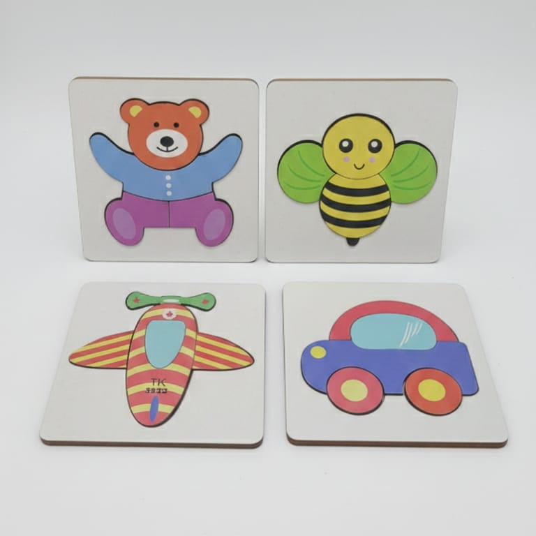 Wood Puzzle (Set of 4)