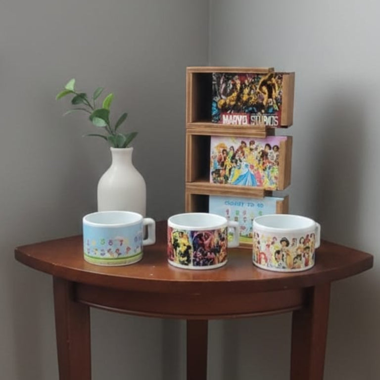 Ceramic Cup with Wood Box