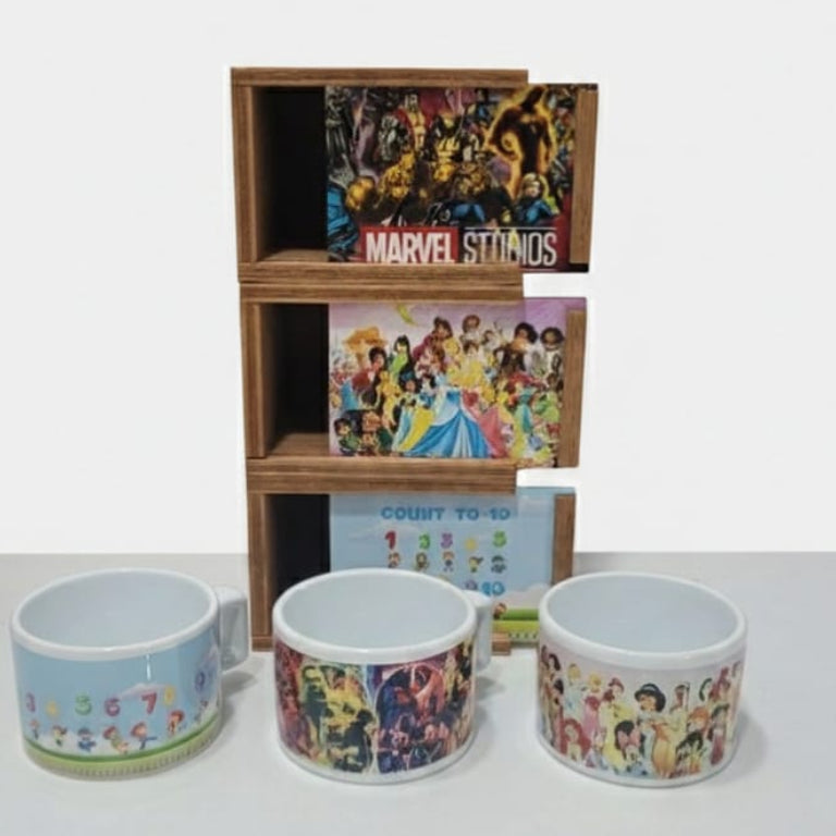 Ceramic Cup with Wood Box