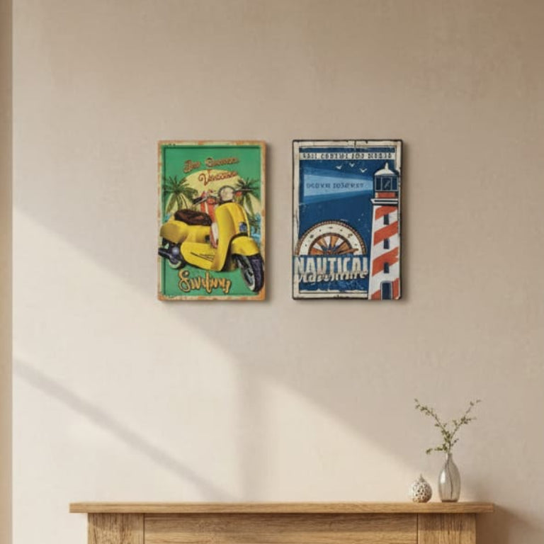 Vintage 3d Wood Picture