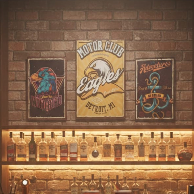 Vintage 3d Wood Picture