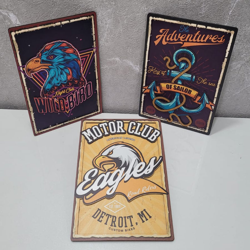 Vintage 3d Wood Picture