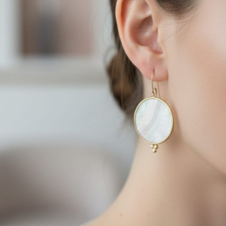 24 Carat Gold Plated Earrings