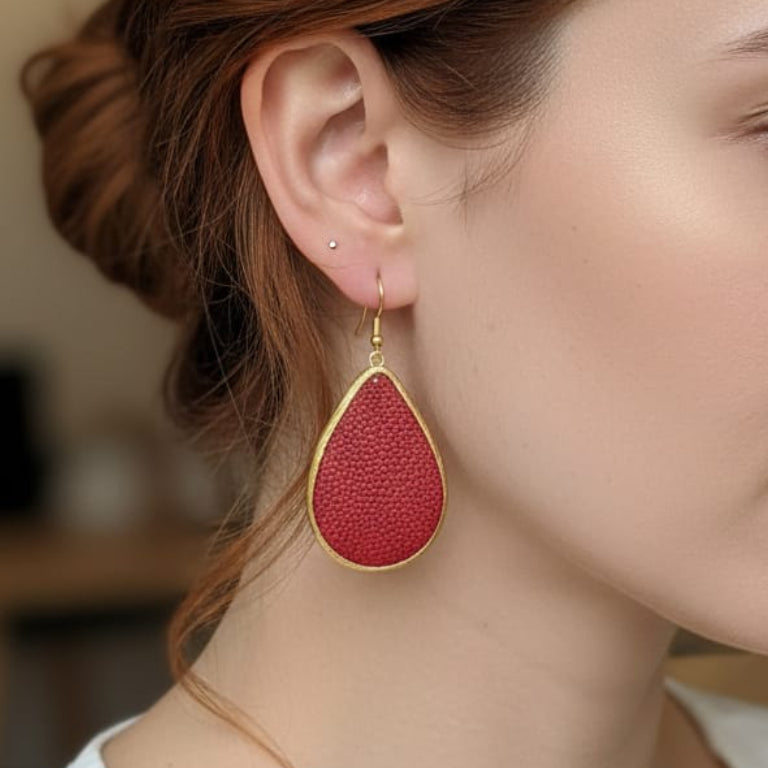 24 Carat Gold Plated Earrings