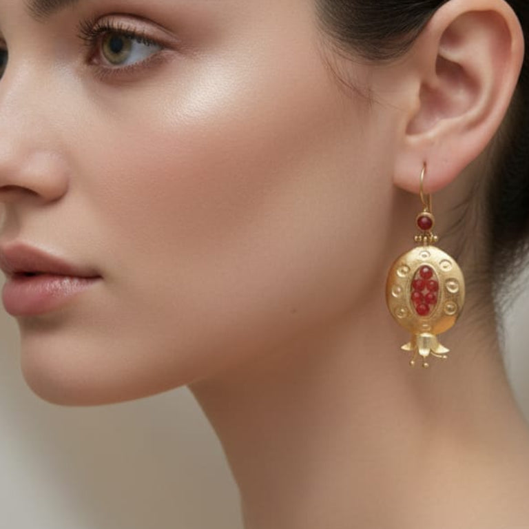 24 Carat Gold Plated Earrings