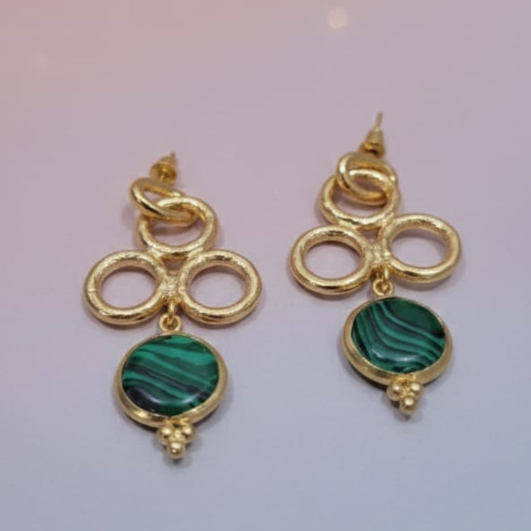 24 Carat Gold Plated Earrings